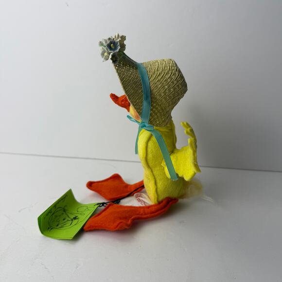 Vintage Annalee duckling 1988 Spring Girl duck - Picture 9 of 10